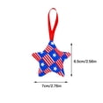 thumbnail image 2 of Independence Day Star Hanger Decoration Hanger Filling Five Pointed Star, 2 of 5