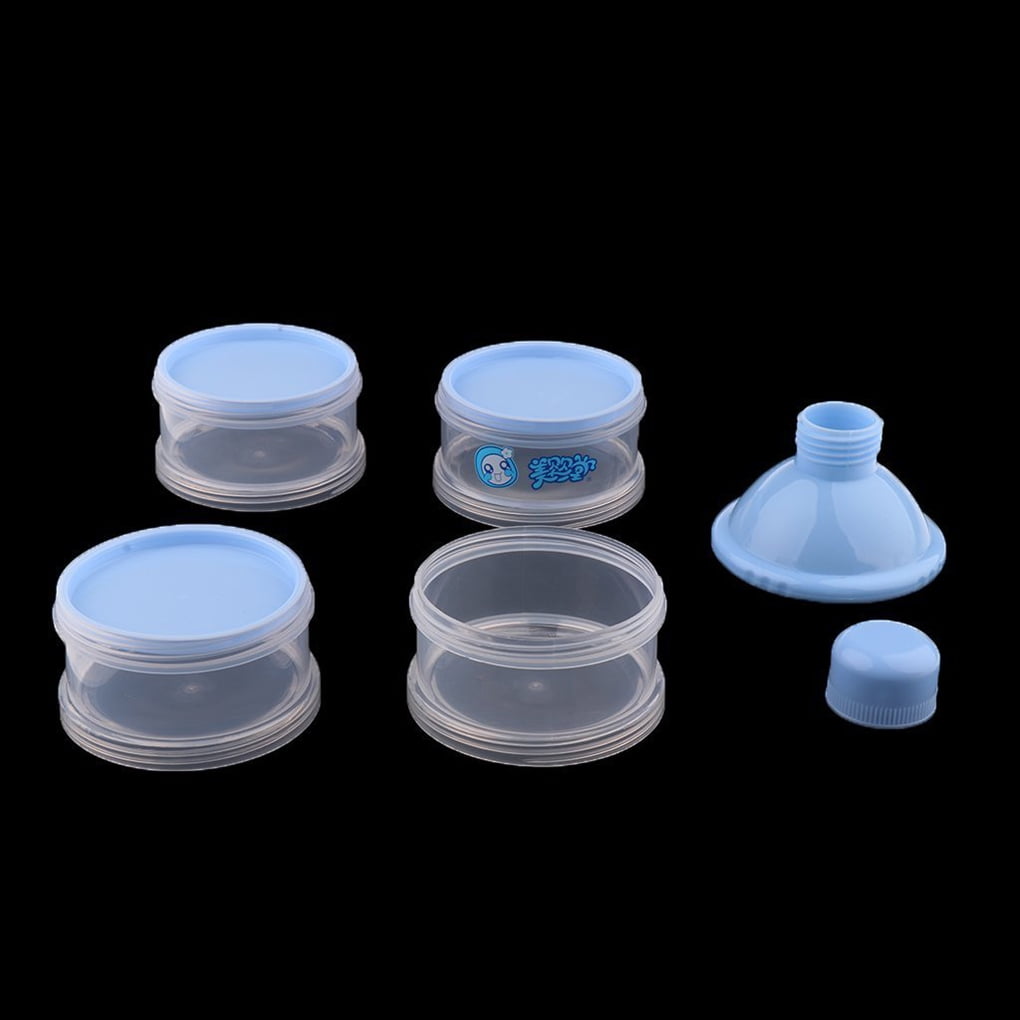 4 Layers Portable Baby Milk Powder Box Baby Milk Powder Dispenser Removable Portable Milk Case