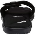 thumbnail image 2 of Under Armour Men's Adjustable Strap Memory Foam Ignite VI Slide Sandals (Black/White, 9), 2 of 12