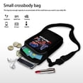 thumbnail image 4 of HELLHERO Butterfly American Flag Pattern Women Crossbody Bag Polyester Leakproof Crossbody Bag for Outdoor Holiday Travel, 4 of 4