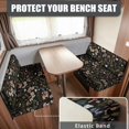 thumbnail image 2 of Qpednta Mushroom Print RV Dinette Cushions Comfortable Stretch Sofa Seat Slipcovers Camper Cushion Slipcovers with 1 Bench Cover & 1 Backrest Cover, Interior Camper Accessories, 2 of 7