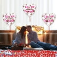 thumbnail image 5 of PMU Valentine’s Day "I Love You more than Chocolate" 18 Inch Mylar-Foil Balloon (10/pkg) Pkg/1, 5 of 7
