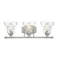 thumbnail image 3 of 7333-CH Millennium Lighting Brighton - 3 Light Bath Vanity-8 Inches Tall and 24 Inches Wide-Chrome Finish, 3 of 3