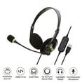 thumbnail image 3 of USB Headset with Microphone Noise Cancelling & Mic Mute Volume Control, Computer Headphone for Call Center Office Business PC Calls Teams Skype, Clearer Voice, Light and Comfort, 3 of 9