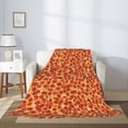 thumbnail image 2 of Hirioo Pizza for Flannel Blanket, Cozy and Warm Throw for Bed or Couch ,Perfect for All Seasons-60"x50", 2 of 6