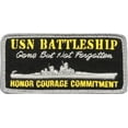 thumbnail image 2 of USN Battleship Hook and Loop Patch, 2 of 2