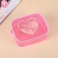 thumbnail image 2 of Cute Clear Valentine Makeup Travel Toiletry Pouch With Zipper Small Mini Transparent Storage Organizer For, 2 of 5