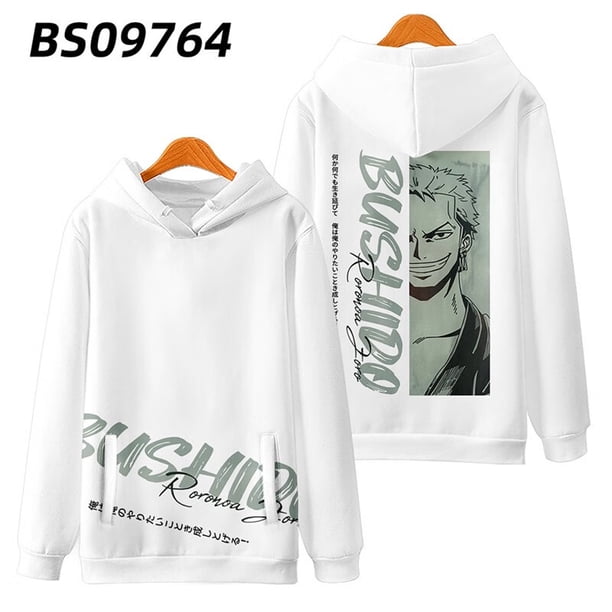 AG One Piece Anime Sudadera Con Capucha Manga Larga Unisex Cosplay Monkey D Luffy Zoro Top Casual Moda Jersey Oversize