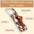 thumbnail image 2 of WALLI CASES for iPhone 13 Pro Max Case Aesthetic Wallet Phone Case Card Holder, Securely Holds up to 2 Cards - Cute, Trendy Phone Cover for Women, fits iPhone 13 Pro Max, w/ Kickstand & Finger Strap, 2 of 7