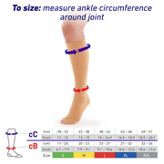 Neo G Knee Highs Therapeutic Socks (20-30mmHg) - Large, Beige