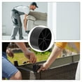 thumbnail image 5 of Uxcell Furniture Feet 1"x 2" Round Plastic Furniture Legs for Sofa Chair 4Pack, 5 of 6