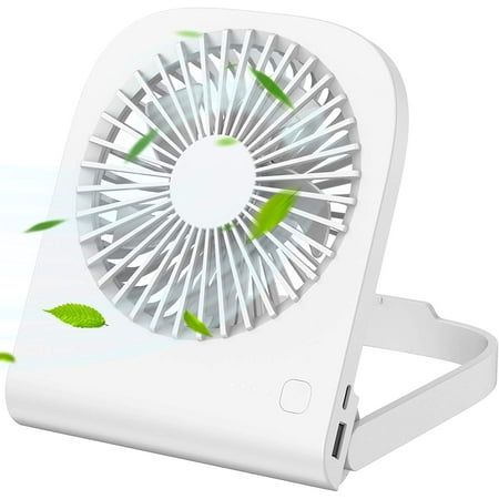 APPIE Mini Portable Table Fan,Personal USB Desk Fan,with 4-levels of ...