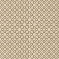 thumbnail image 1 of Ahgly Company Indoor Square Patterned Vanilla Gold Area Rugs, 5' Square, 1 of 6