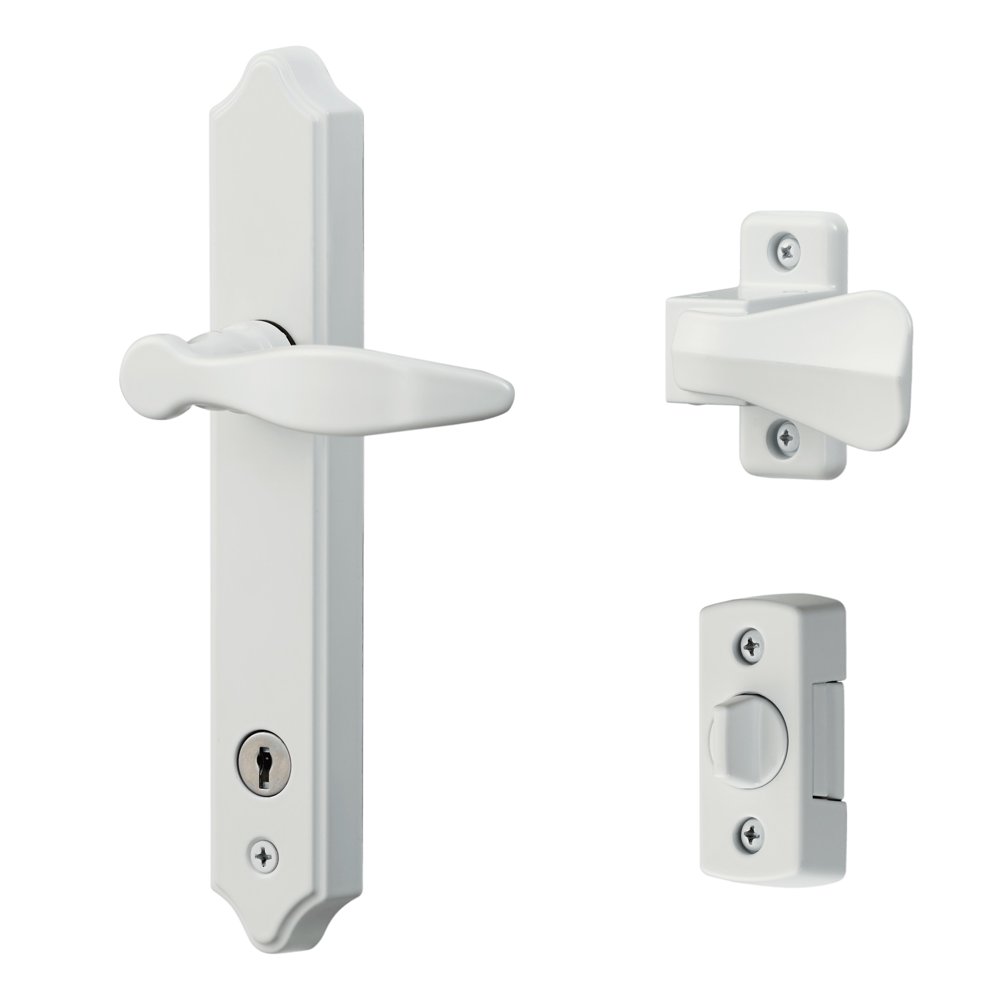 Ideal Deluxe Storm Door Handle Set with Deadbolt