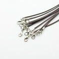 thumbnail image 6 of 10Pieces 2mm DIY Necklace Waxed Cords Rope With Lobster Clasp Extender Chain, 6 of 6