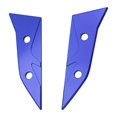 thumbnail image 2 of 2 Partes Bloqueo de Parabrisas Decorativo Motocicleta Proceso CNC Anodizadora Cubierta Compatible Rendimiento Reemplazar Ajuste de Ajuste de Modificac azul Yotijar Decorativo de parabrisas, 2 of 4