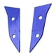 thumbnail image 2 of 2x Bloque decorativo para parabrisas, tiras de modificación compatibles con motocicleta, embellecedor, montaje de partes del cuerpo, reemplazo, ajuste azul Macarena Decorativo de parabrisas, 2 of 4