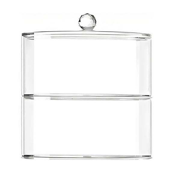 BinKFF Acrylic Belt Organizer for Closet, 2/3/4/5/6 Layers Belt Display Case Transparent Storage Holder for Belt, Watches, Jewelry, Bracelets, Makeup and Other Accessories