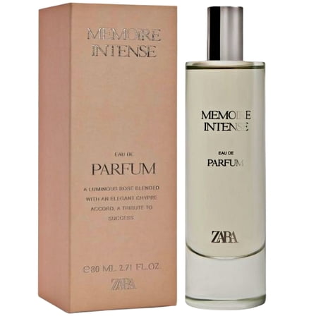 Zara Memoire Intense Perfume for Women Elegant Floral Scent with Rose Jasmine and Patchouli Eau de Parfum 80ml (2.72 fl. oz.)