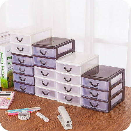 Plastic Transparent Drawer Organizer Home Kitchen Board Divider