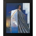 thumbnail image 2 of Unknown 20x24 Black Modern Framed Museum Art Print Titled - Princess and Flamingos, 2 of 5