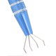 thumbnail image 2 of Portable 4-Claw Diamond Tweezers Alloy Beads Watch Repair Tool Accessory Blue, 2 of 2