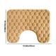thumbnail image 3 of Fiudx Ofertas Flash Artículos En Oferta Alfombra De Baño Alfombra De Baño En forma De U Alfombra De Baño De Felpa Súper Suave Microfibra Súper Absorbente Felpa Lavar Y Secar A Máquina, 3 of 6