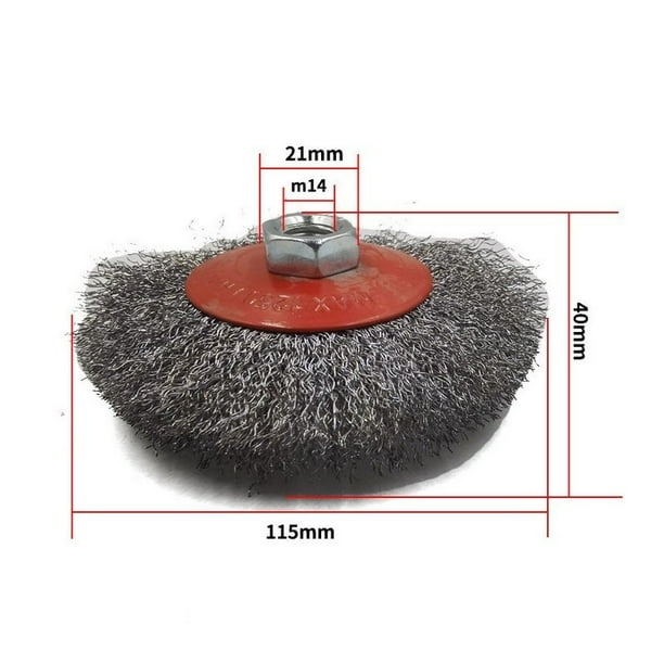 Wire brush for on sale 115mm angle grinder