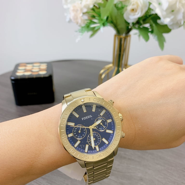 Fossil BQ2706 Bannon Multifunction Gold-Tone Stainless Steel  display picture 1