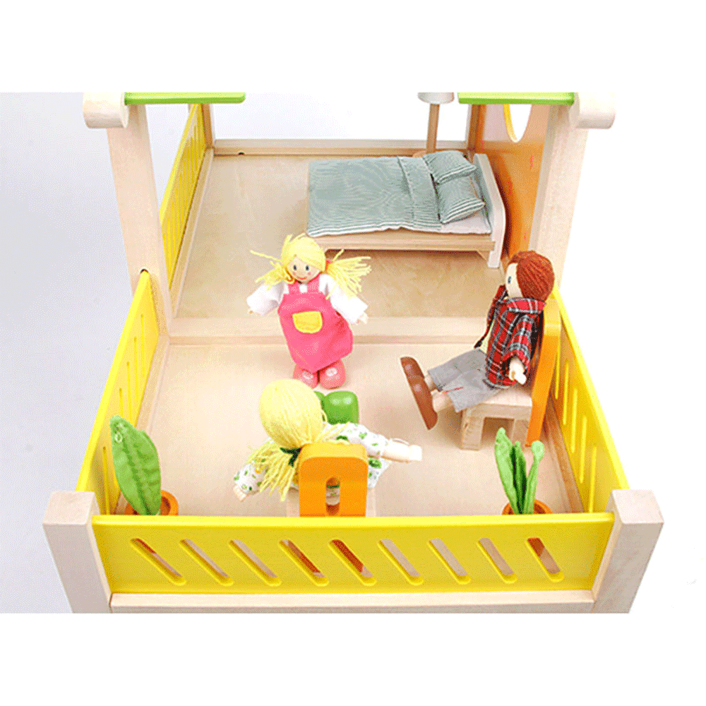 hape happy villa dollhouse