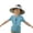 GY2, variant on Kids Wide Brim Sun Hat for Toddler Boys Girls Breathable Bucket Hat for Fishing Hiking UPF 50+ Protection Sun Hat Black One Size