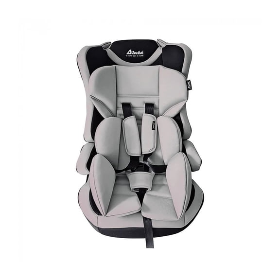 Autoasiento D'Bebe MAXI Booster para Bebe y Auto Gris hasta 12 años