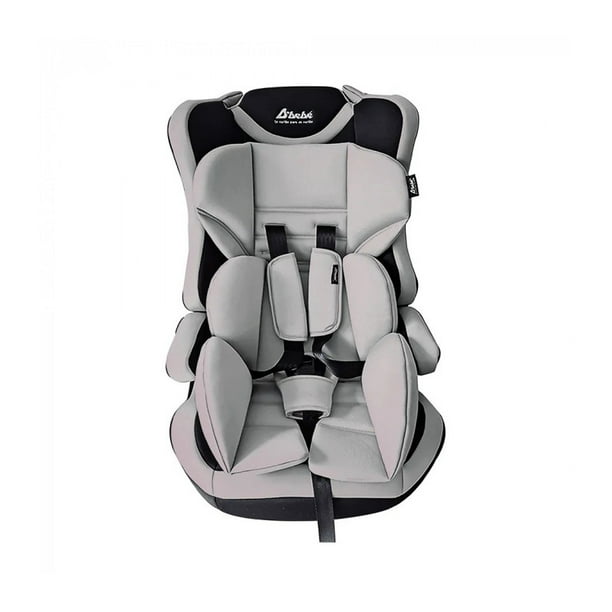 Autoasiento D'Bebe MAXI Booster para Bebe y Auto Gris hasta 12 años