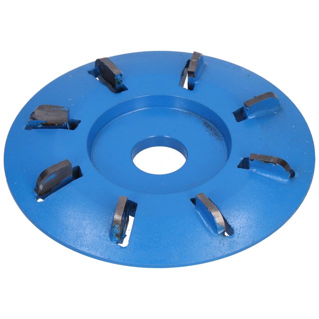 Arc Milling Cutter, Wood Carving Disc 16mm ID High Hardness 8 Teeth For Engraving Planing Finishing