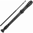 thumbnail image 1 of Soprano Recorder Descant Flauta Recorder 8 Hole ABS Clarinet German Style Treble flute C Key With Fingering Chart Instructions with Cleaning Rod Bag, 1 of 8