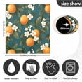thumbnail image 5 of Yayeee Magnetic Dishwasher Cover for The Front Decoration Home Kitchen Machine Sticker Protector, Green Floral Orange, 5 of 6