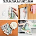 thumbnail image 7 of Coolnut Easter Cute Rabbit Kitchen Dish Towel Set 4Pcs,Dishcloths Sets Fast Drying Kitchen Towels Tea Towels Gift Set for Drying Cleaning Cooking Baking123 Wash cloth, 7 of 7