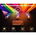 thumbnail image 3 of Proyector inteligente DBPOWER Netflix 1080p 500 ANSI WiFi 5G, 3 of 9