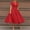 Red, variant on Womens Dresses Red Mini Dresses for Women Summer Crew Neck Solid Color Wrinkle Dress Womens Sundresses