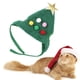 thumbnail image 5 of Sudadera con capucha y forma de árbol de Navidad para mascotas, color naranja, de algodón, para invierno. Verde L, 5 of 9