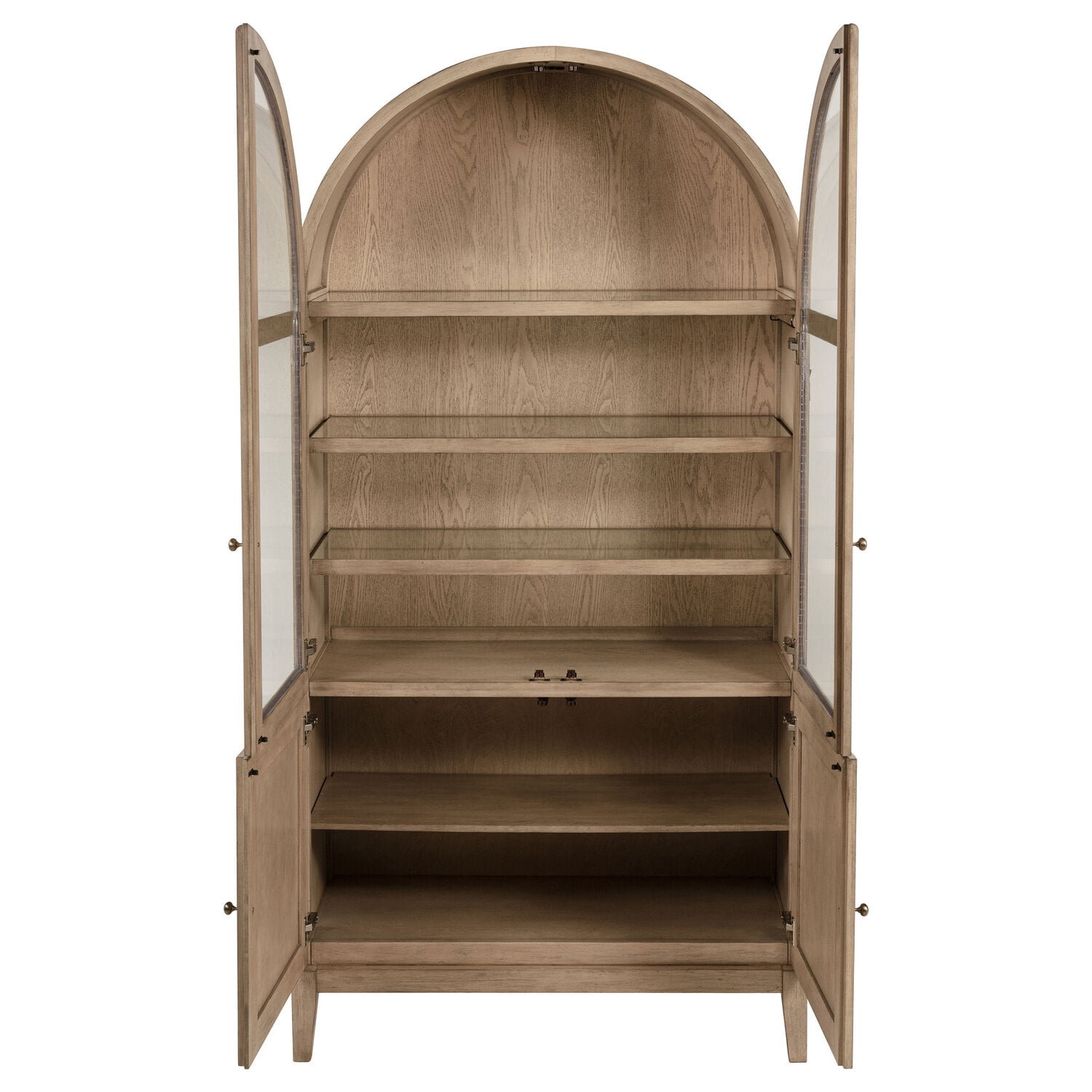Saint Laurent Sleigh Bed in Cherry Finish-Queen