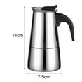 thumbnail image 2 of 2/4/6/9 Cups Moka Pot Coffee Maker,Stainless Steel Moka Pot Maker Coffee Cookers, 2 of 7