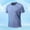 Light Blue, variant on HOMADLES Mens Short Sleeve Ice silk Soft Summer Gym Casual Pullover Short Sleeve Dark Blue L