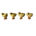 thumbnail image 2 of Contemporary Home Living Set of 4 Yellow and Orange Contemporary Chick Figurines 3", 2 of 2