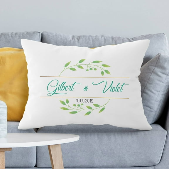 Personalized Wedding Pillow Case