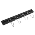 thumbnail image 6 of AURARMLET Black Aluminum Kitchen Utensil Holder, Modern Wall-Mounted Organizer, Space-Saving Design, 1 Piece, 6 of 8