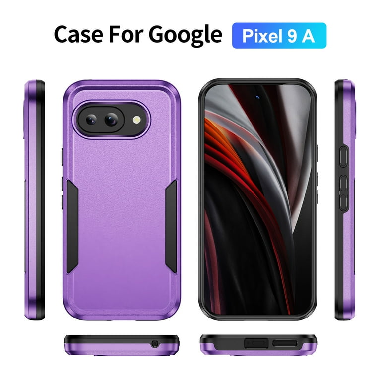 for Google Pixel 9A Case: Dual Layer Protective Heavy Duty Cell