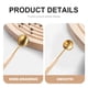 thumbnail image 5 of Cuchara medidora de café de acero inoxidable | Mango de madera - 4 ml, 8 ml, 25 ml, opciones | Acabado dorado y plateado | Acero 304 duradero | Diseño elegante para uso doméstico y de cafetería, 5 of 5