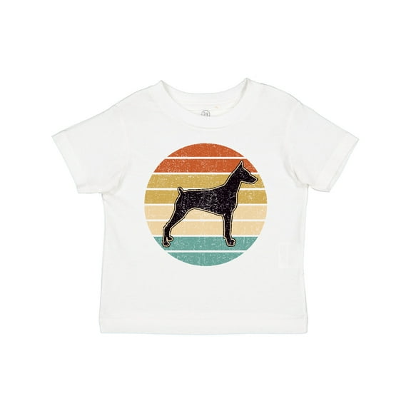 Inktastic Doberman Dog Retro Sunset Boys or Girls Toddler T-Shirt
