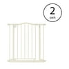 North States Portico Arch Metal Latching Baby and Pet Gate, Linen (2 Pack)